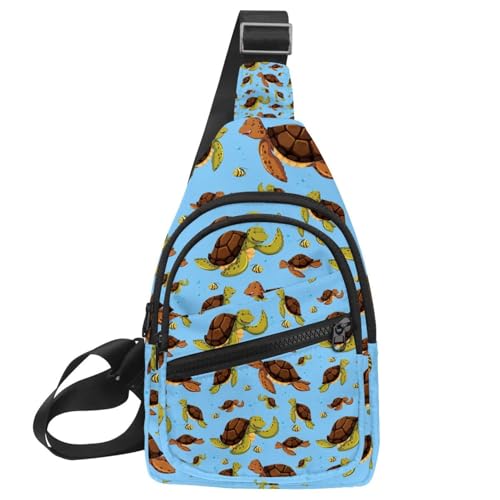 Sac à dos croisé imperméable avec design coloré pour femme