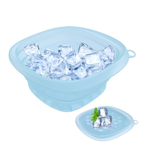 Bain de visage glace et bol d'immersion pour traitement froid cutané et soin esthétique