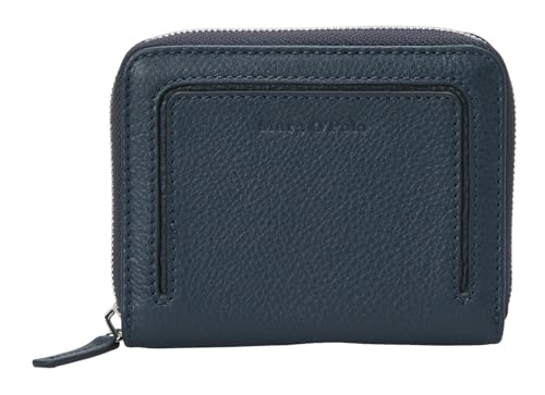 Marc O Polo Zip Wallet M finitions haut de gamme et cuir durable teinte Cloudless Night