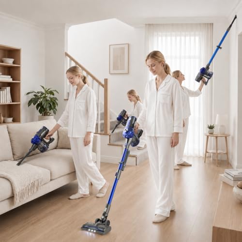 V8 3-in-1 Cordless Hoover Vacuum Cleaner Handheld & Upright Lightweight 22.2 V 150 W, Rechargeable Lithium Battery for Floors Carpets and Pet Hair - Image 3