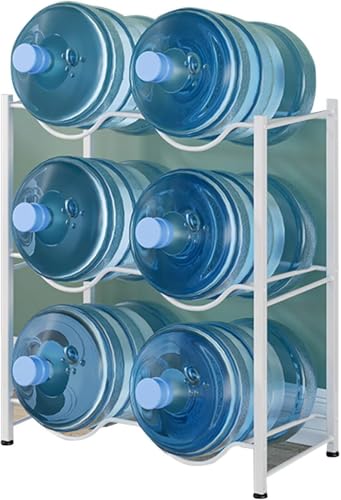 Support pour bouteille d'eau 18 litres et étagère de rangement amovible robuste