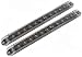 New PAIR 17" Clear LED SEALED TRAILER STOP, TAIL, AND TURN LIGHT BAR(WATERPROOF)