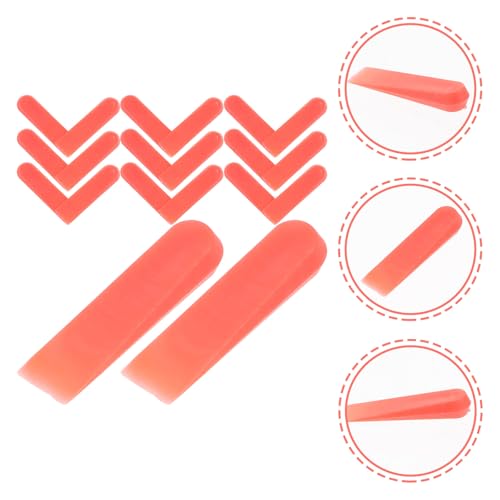FONDOTIN 100 Cales de Nivellement de Carrelage en Plastique Rouge 5 MM Système de Nivellement pour Carreaux de Sol et Mur Croisillons de Carrelage pour Pose Précise et Ajustement Facile – vue 8