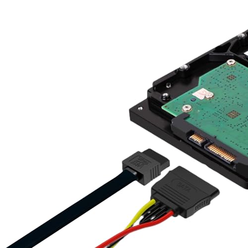 Cable SATA y Divisor de Energía SATA (4 unidades) 6 Gbps miniatura 5