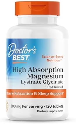 Doctor's Best High Absorption Magnesium Glycinate Lysinate Supple...