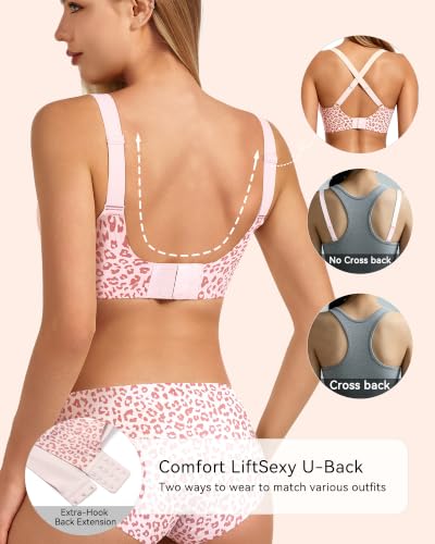 Image of VQJ Women's Wireless Jelly Full Coverage Bra Push Up Support Seamless