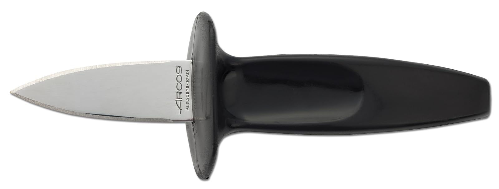 ArcosProfessional Gadgets-Oyster Knife-Blade Stainless Steel 60 mm (2.36 Inches) -Handle Polypropylene Black Colour, 18/8