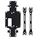 VGEBY RC Chassis, Glass Fiber Chassis Replacement Upgrade Parts RC Car Underbody Kit Fit for WL 1/28 K969 K989 P929(Black) Model Car Accessories 1/28 Rc Cars