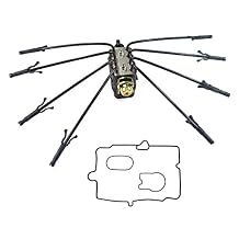 طقم تجميع حاقن الوقود Vortec Spider متوافق مع محركات V8 سعة 5.0 لتر و5.7 لتر من شيفروليه/جي إم سي 1996-2000 وحدة SCPI مع طقم حشوة/ختم كامل ومنظم ضغط الوقود وحلقات Viton O