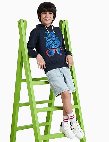 Image of T2F Boys Cotton Hooded Sweatshirt (Pack of 3)