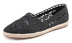 Black Knit Crochet Jute