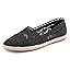 Black Knit Crochet Jute
