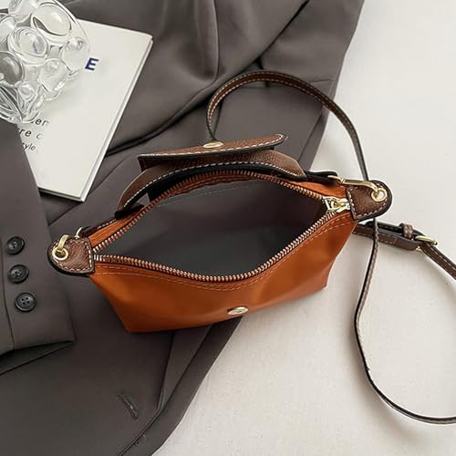 Women's Fashion Colorblock Mini Crossbody Bag, with Adjustable Strap, Ladies Shoulder Totes Bag,Solid Square Purse4