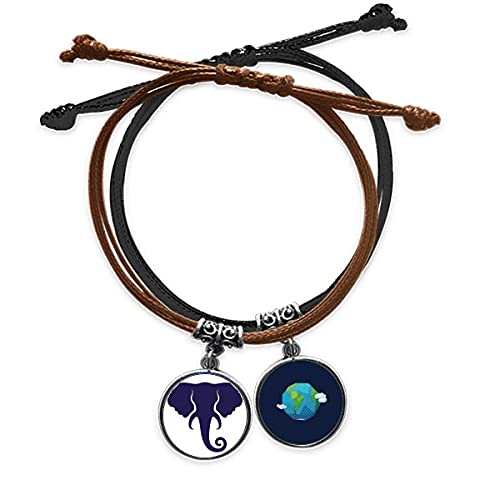 Pulsera de la suerte de Tailandia con elefante de cuero: el regalo ideal con significado