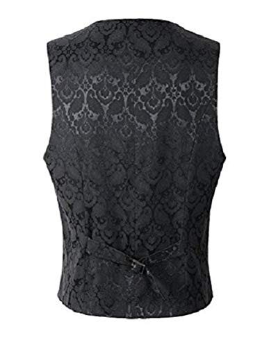 Darkrock Men's Brocade Vest Waistcoat Gothic Steampunk Victorian/Western-Reenactment2