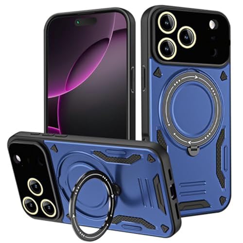 Coque iPhone 17 Pro antichoc avec bague de support et protection caméra