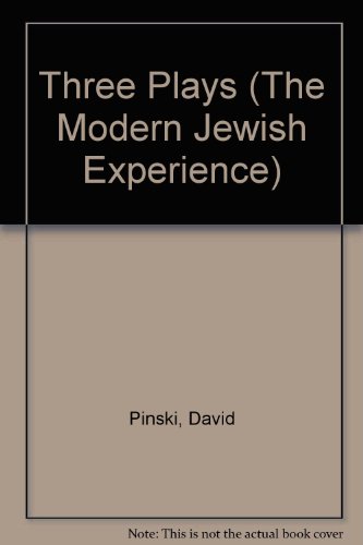 Three plays (The Modern Jewish experience) 0405067399 Book Cover