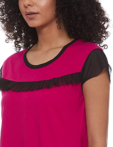 Image of Klamotten Women's Cotton Mid Thigh Length Regular Nightdress