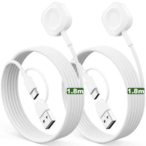 【2025新設計】2in1 Type-C+USB A アップルウォッチ 充電器 Apple Watch 充電ケーブル MFI認証チップ搭載 安全で安定した高速充電 持ち運び便利 軽量 Apple Watch Series10/9/8/7/6/5/4/3/2