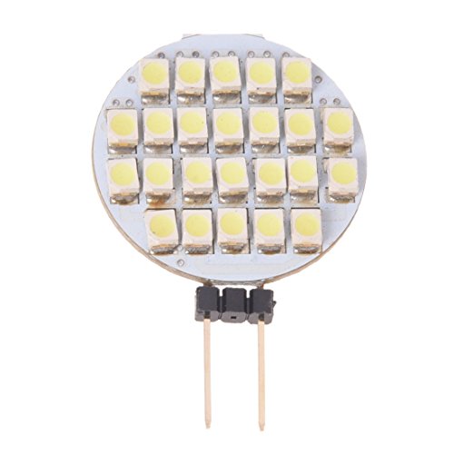 Celabie Bombilla de la lampara G4 24 LED 3528 SMD Puro 2W 12V DC