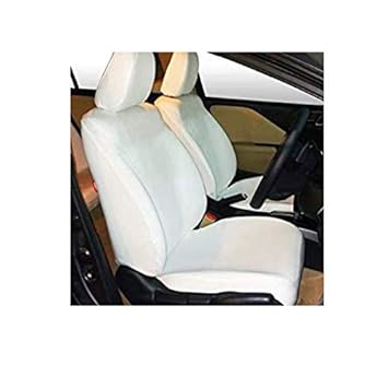 autokaar Denim Fabric White CAR SEAT Cover for Honda City ZX