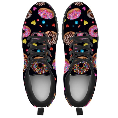Donuts Shoes,Womens Running Shoes,Fashion Sneakers,Gifts for Her Him4