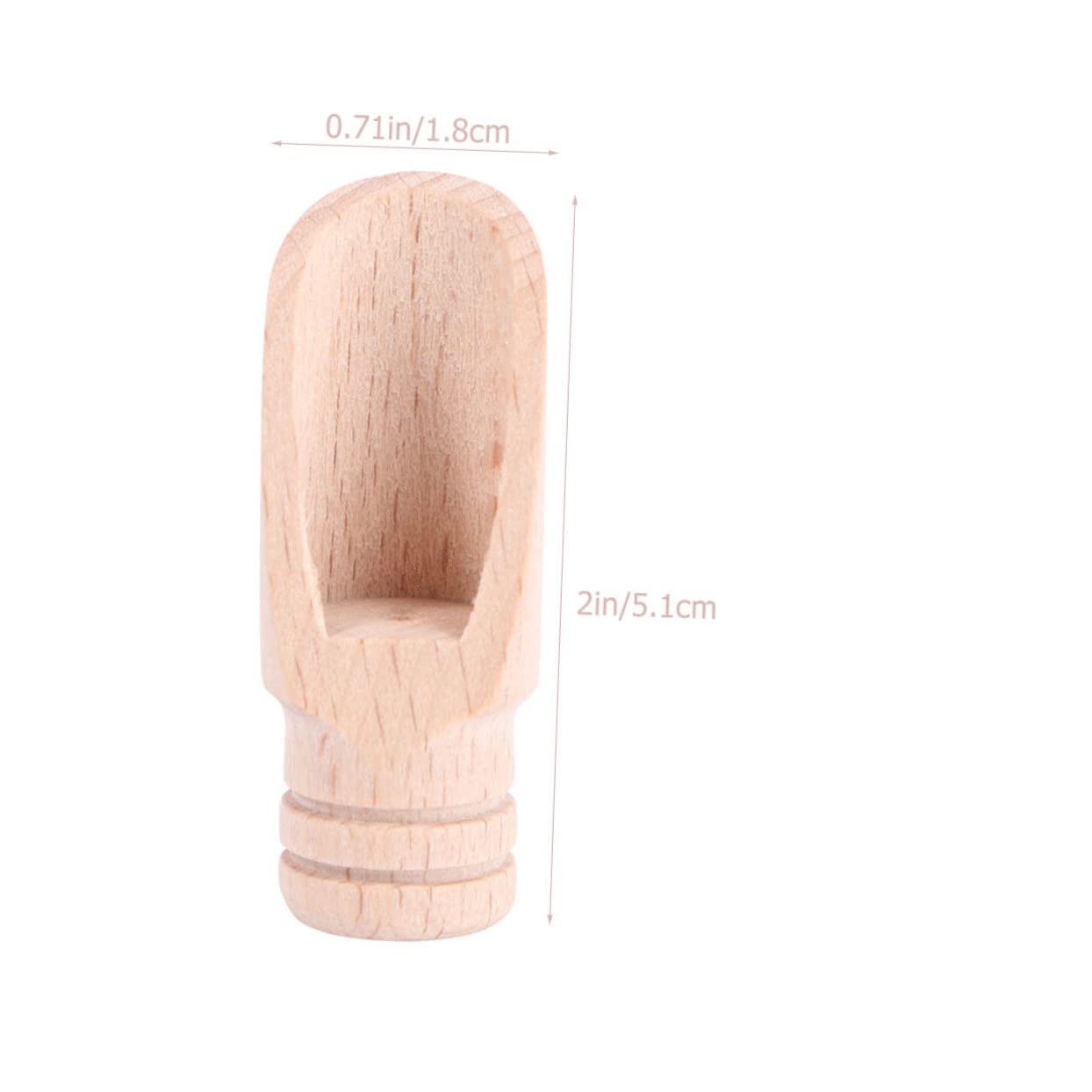 FELTECHELECTR 6Pcs Tea Spoons Multi Functional Salt Scoops for Kitchen Tea Accessories for Sugar Seasoning Spices for Home Restaurants Food Stores