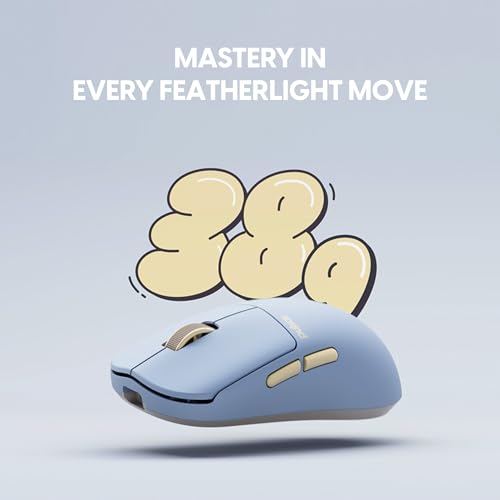 Image of Pulsar Gaming Gears X2N Crazylight Wireless Gaming Mouse, Ultra Lightweight 1.34 oz (38g), Optical Switch, 32000 DPI, 750 IPS, XS-1 Sensor, 8k Compatible (Mini, Wildscape Ocean)