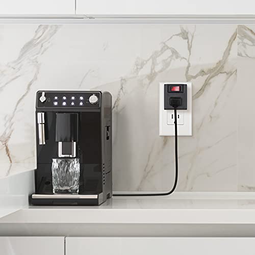 DEWENWILS 3 Prong Grounded Single Port Power Adapter with On/Off Switch - image 5