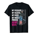 Photo Gallery my husband my soldier hero proud army wife military spouse maglietta Photo Gallery my husband my soldier hero proud army wife military spouse maglietta