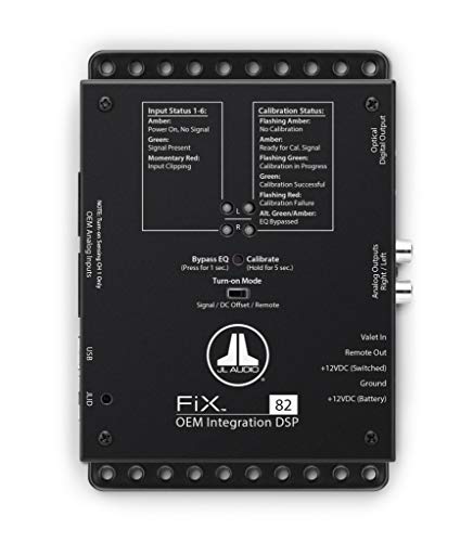 JL Audio FiX-82 OEM Integration Digital Signal Processor w/Automatic Time Correction and Digital EQ - Thumbnail 3
