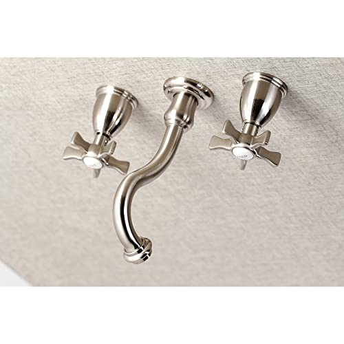 Robinet de baignoire mural double commande pour salle de bain familiale chic - 6