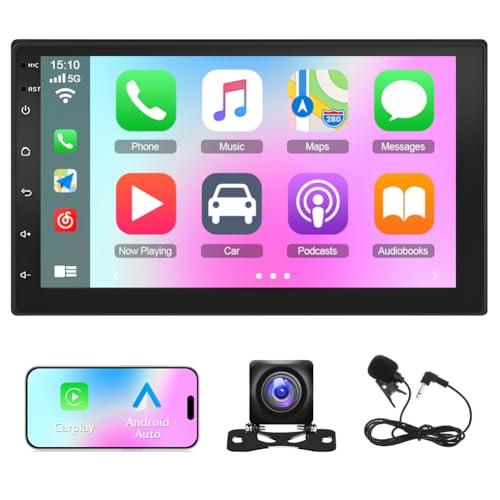 Android 14.0 Car Radio Stereo for Isuzu N Series (NNR/NPR/NPS/NQR), 7 Touchscreen Radio with Wireless Carplay & Android Auto Support Bluetooth GPS WiFi DSP FM Mirror Link+ AHD Backup Camera [4+64G]