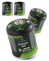 Camplora – CAMPLORA 4x 450g Gaskartuschen mit Schraubventil EN417 Schra