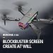 Drones with Camera for Adults 4k HD FPV, Foldable Remote Control Drone, Quadcopter Toys Gifts for Boys Girls with Altitude Hold Headless Mode and Led Flash Bar, One Key Start Speed Adjustment, 3D Flips (2xBattery)