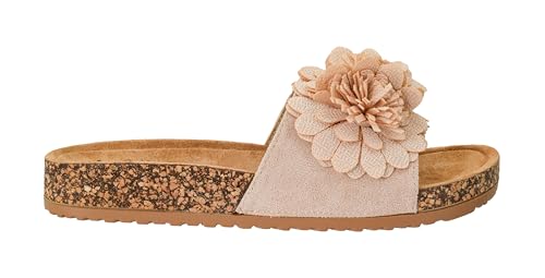 Corkys Footwear Hey Girl Wild Child Sandal - Featuring A Single Strap With 3D Flowers, All-Day Comfort, And A Trendy, Stylish Design for Every Occasion2