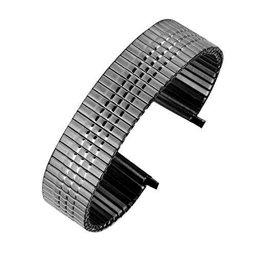 Bracelet montre élastique confortable en métal sans boucle 16 18 20 22 mm