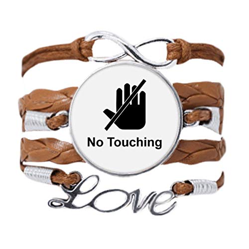 Bracelet la corde tordue de cuir noir ajustable fini les bijoux fragiles qui se cassent