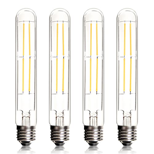 BRIMAX Ampoule E27 Dimmable LED 8W=80W Incandescence, Ampoule Tube E27 2700k Blanc Chaud 800lm AC220-240V, Ampoules LED Tubulaires T30 Décorative Style...
