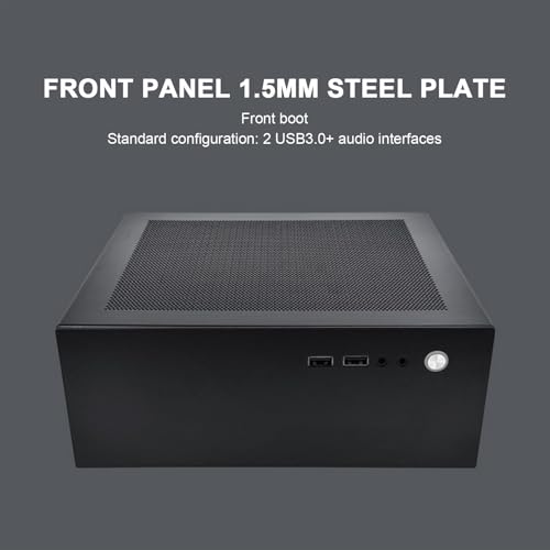 Caja de computadora de juego pequeño con chasis compacto para PC de escritorio mini M-ATX 7