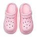 BNR Clogs Women Platform Fashion Stylish Alternative, Pink 5-6