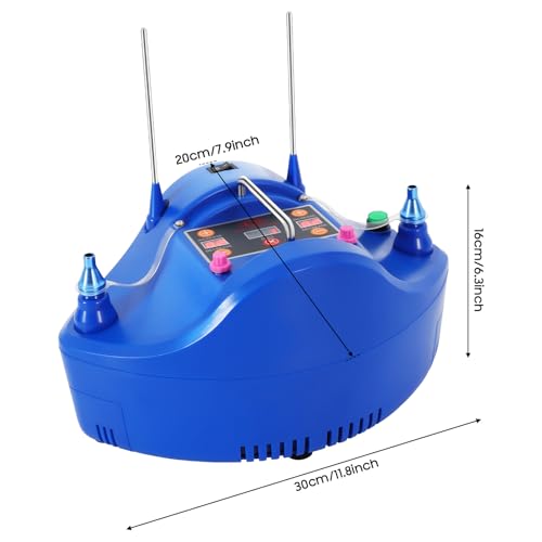 Pompa Elettrica Per Palloncini, 1200 W, Con Pedale, A Doppio Ugello Portatile, Per Feste, Matrimoni, Compleanni E Feste - 2