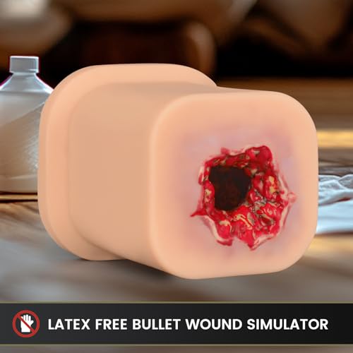 Image of SimCoach Wound Packing Trainer Kit, Stop the Bleeding Training Kit for Hemorrhage Control, Wound Dressing Trainer for Hemostasis Training (for Education Training Use Only)