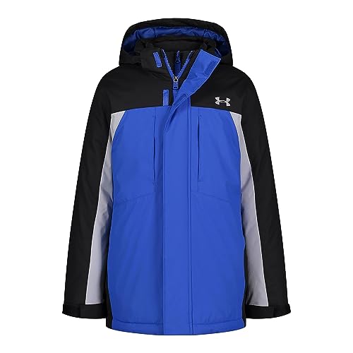Image of Under Armour Boys' Westward 3-in-1 Jacket, Removable Quilted Liner & Hood, Windproof & Water Repellant