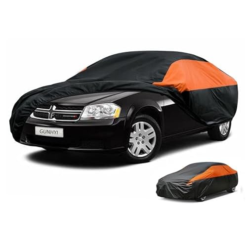 Dodge Car Cover Custom Fit Dodge Avenger Waterproof All Weather for Automobiles, Lightweight Full Exterior Cover Outdoor Sun UV Rain Dust Snow Wind Protection. 12 Dodge 12 Dodge Avenger