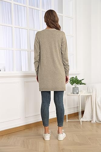 Image of VIISHOW Women's Classic Cardigans Long Sleeve Open Front Casual Knit Cardigan Sweaters Coat Soft Outwear