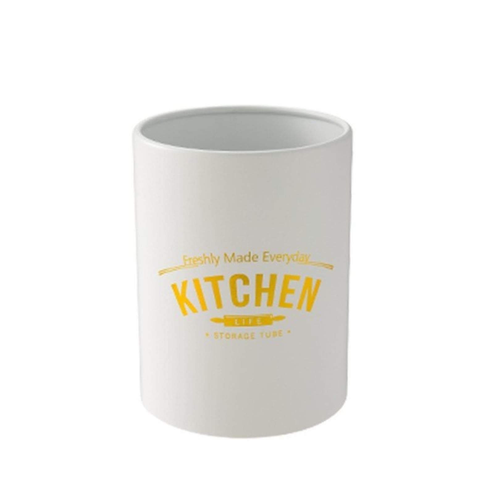 New Silicone kitchenware Set with Short Wooden Handle, Non Stick Pot, Spoon, Spatula, Food Clip, Scraper, Oil Brush Creamy White