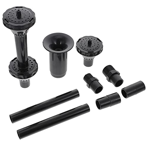 Ounona 9 pcs Petite Buse de fontaine kit Têtes de buse de fontaine à eau pour étang Fontaine Pompe submersible piscine
