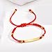 MEALGUET Personalized Red String Baby Bracelet : Handmade Customized New Born Baby Girl Boys Gifts Custom Name ID Bracelet Protection Jewelry Birthday Gift for Kids Children Toddler