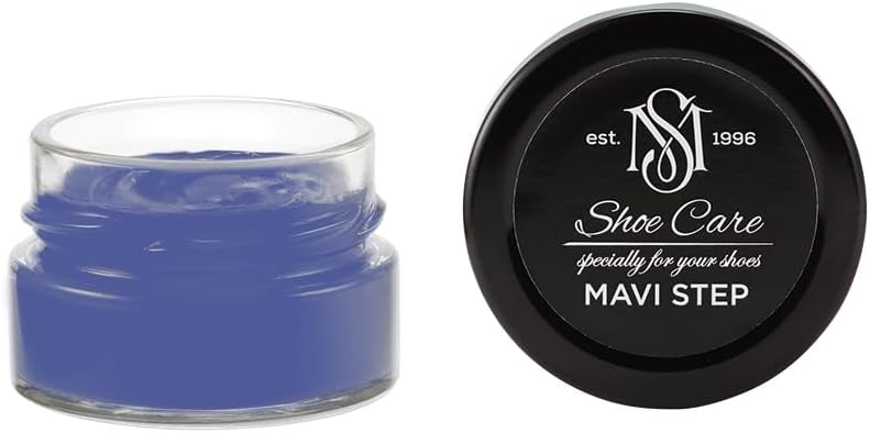 Suede & Nubuck Spray - NCS S 4040-R70B Slate Indigo Blue - Color Renovator & Protection for Suede, Nubuck, Velour by MAVI STEP - 3.40 fl oz / 100 ml